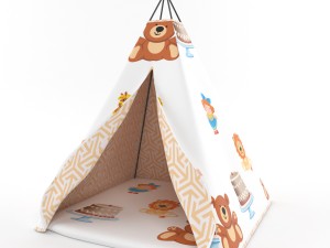 kids teepee Modelo 3D