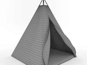 kids teepee Modèle 3D