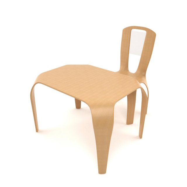 table chair for kids Modèle 3D .c4d .max .obj .3ds .fbx .stl .blend 