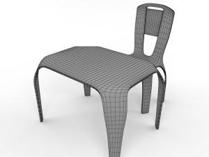 table chair for kids Modèle 3D