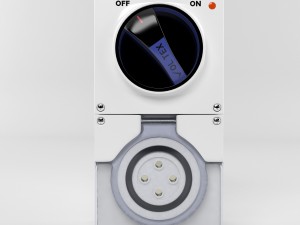 outlet switch Modelo 3D