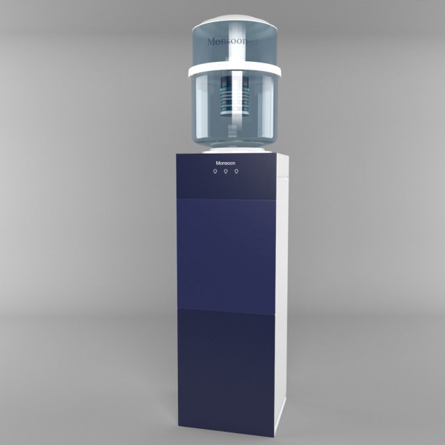 water cooler 3D Model .c4d .max .obj .3ds .fbx .stl .blend 