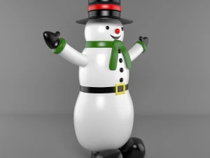 inflatable snowmen 3D Model