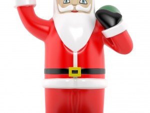 inflatable santa 3D 模型