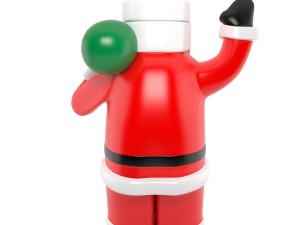 inflatable santa 3D 模型