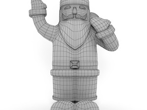 inflatable santa 3D 模型