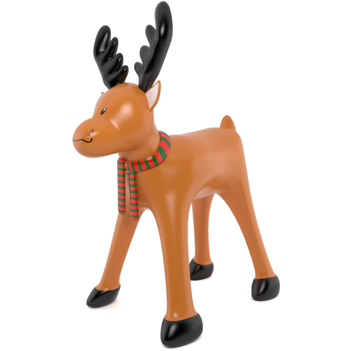 inflatable reindeer christmas 3D Model .c4d .max .obj .3ds .fbx .stl .blend