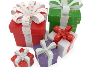 present boxes 3Dモデル