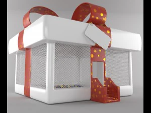 надувний новорічний подарунок 3D Модель