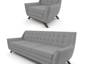 Sofakollektion Aubrey 3D Modell