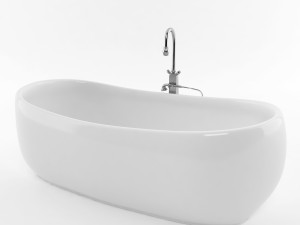 bathtub and sink Model 3D