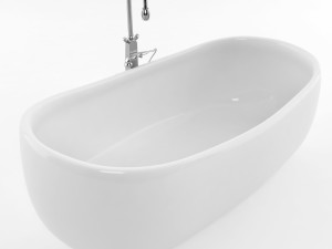 bathtub and sink Model 3D
