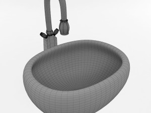 bathtub and sink Model 3D