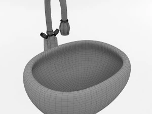 bathtub and sink 3D Model