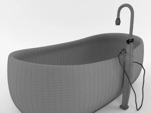 bathtub and sink 3D Model