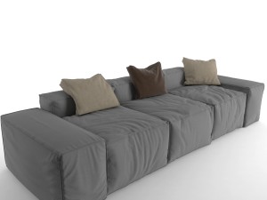sofa peanut b bonaldo 3D Model