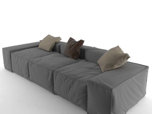 sofa peanut b bonaldo 3D 模型
