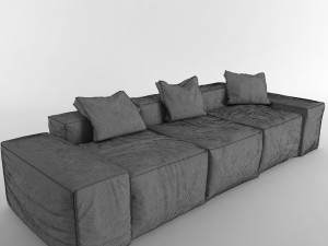 sofa peanut b bonaldo 3D 模型