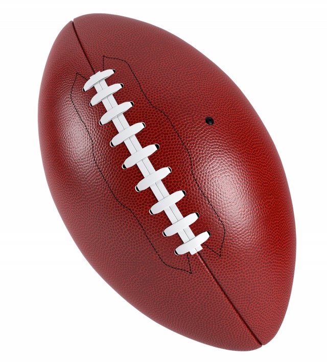 america football 01 Modello 3D .c4d .max .obj .3ds .fbx .stl .blend 