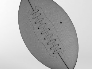 america football 01 Modello 3D