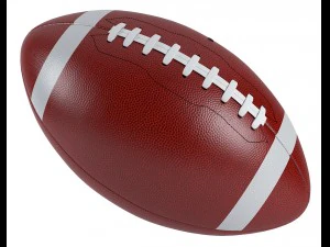 america football 02 3D Model
