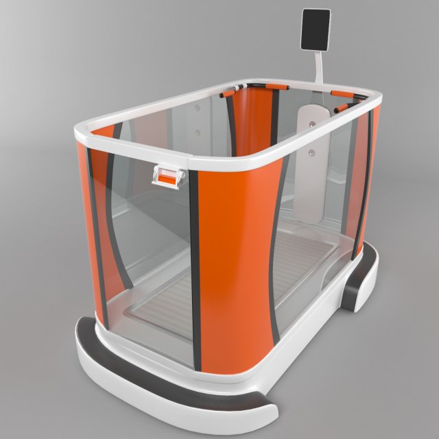 aquatic treadmill 3D Модель .c4d .max .obj .3ds .fbx .stl .blend 