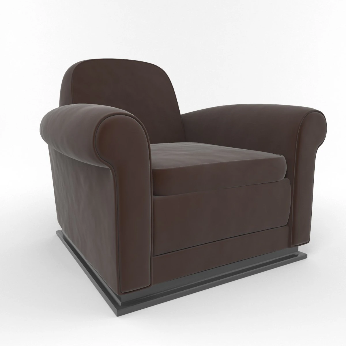 armchair 3D Model .c4d .max .obj .3ds .fbx .stl .blend