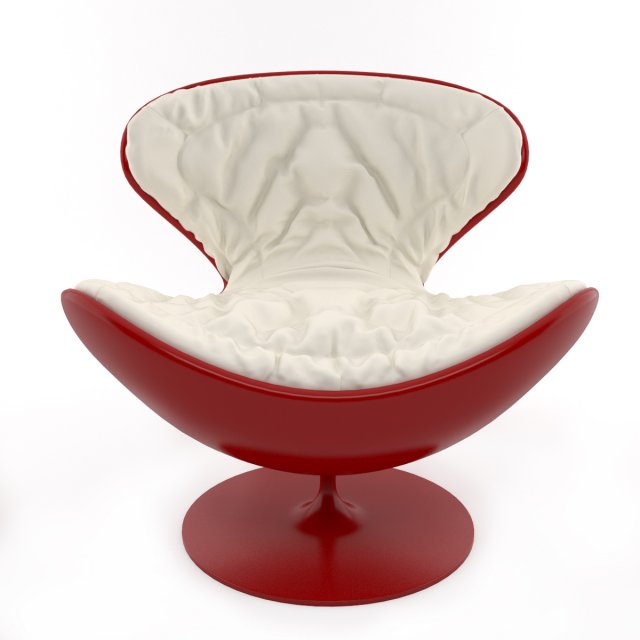 egg armchair 3D Model .c4d .max .obj .3ds .fbx .stl .blend 