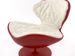 egg armchair 3D Model