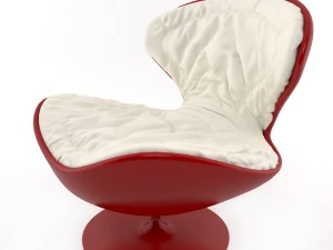 egg armchair 3D Model