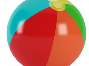 inflatable beach ball 3D Model