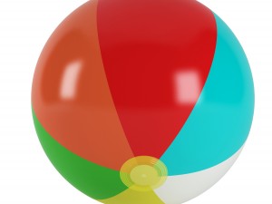 inflatable beach ball 3D Model