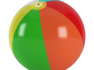 inflatable beach ball 3D Model