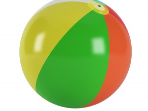 inflatable beach ball 3D Model