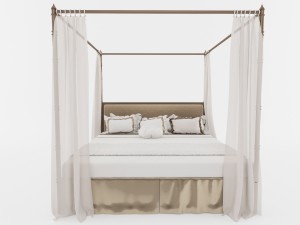italian bed Modèle 3D