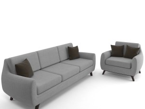 calhoun sofa collection Modello 3D
