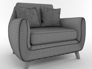 calhoun sofa collection Modello 3D