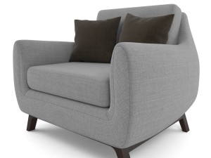 calhoun chair Model 3D