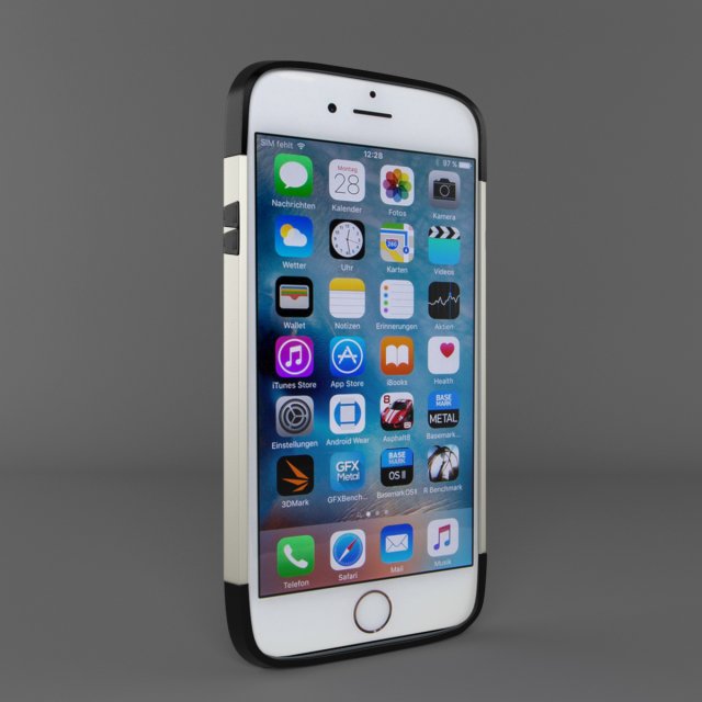 iphone case Model 3D .c4d .max .obj .3ds .fbx .stl .blend 