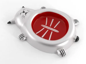 cat food dish 3D Model