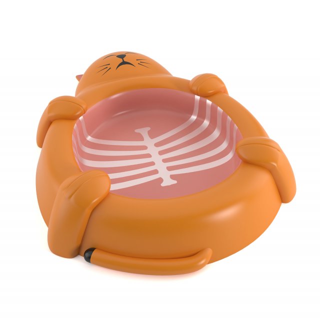 cat food dish11 Modèle 3D .c4d .max .obj .3ds .fbx .stl .blend 