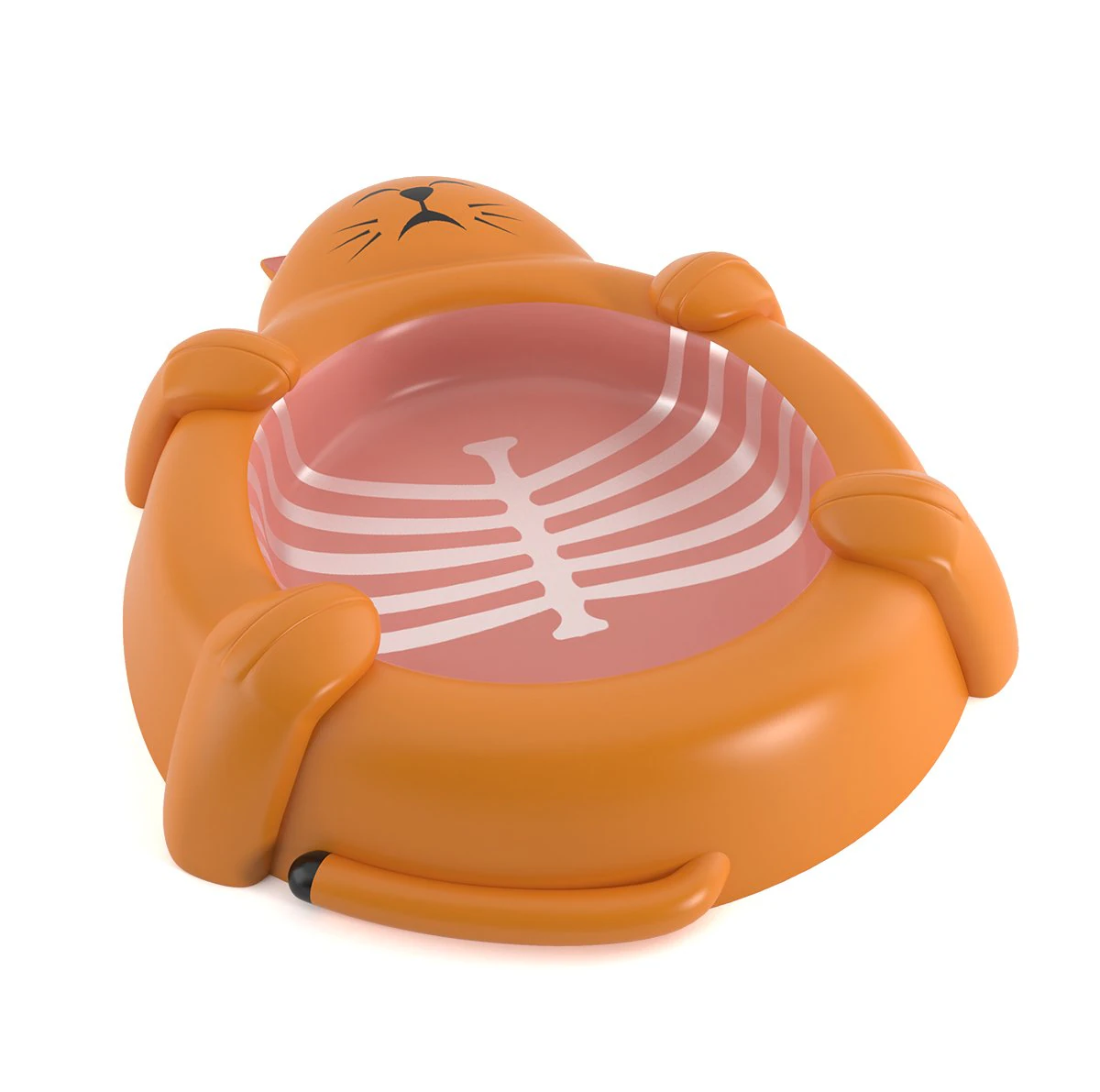 cat food dish11 3D Model .c4d .max .obj .3ds .fbx .stl .blend 