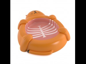 cat food dish11 3D Model