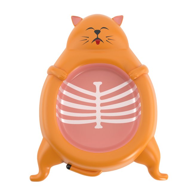 cat food dish 3D मॉडल .c4d .max .obj .3ds .fbx .stl .blend 