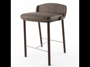 classic barstool 3D 模型