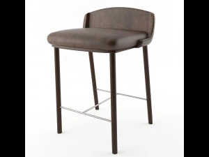 klassischer Barhocker 3D Modell