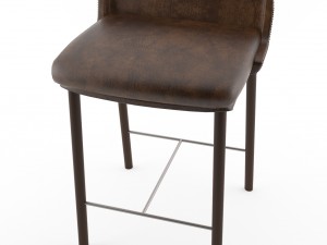 classic barstool 3D 模型