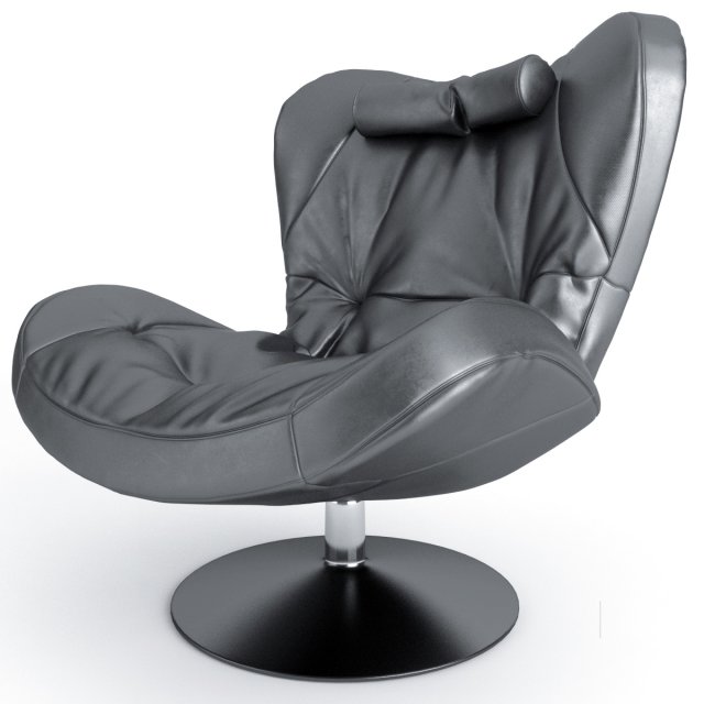 armchair natuzzi sound1 3D Model .c4d .max .obj .3ds .fbx .stl .blend 