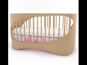 baby crib Modelo 3D