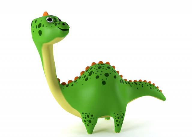 inflatable dinosaur 3D Model .c4d .max .obj .3ds .fbx .stl .blend 